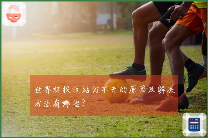 世界杯投注站打不开的原因及解决方法有哪些？