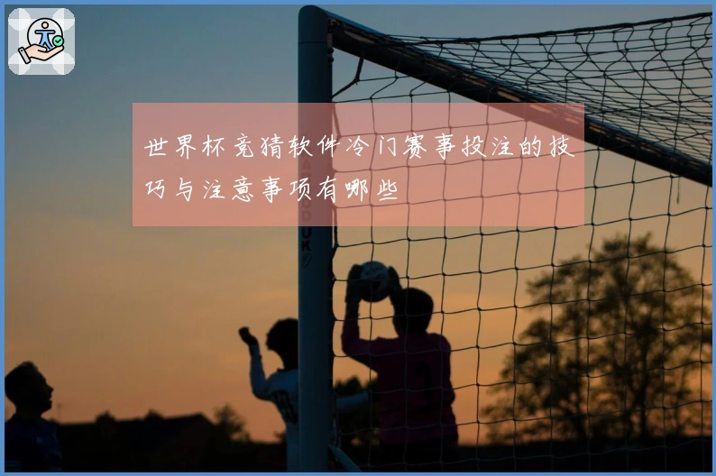 世界杯竞猜软件冷门赛事投注的技巧与注意事项有哪些
